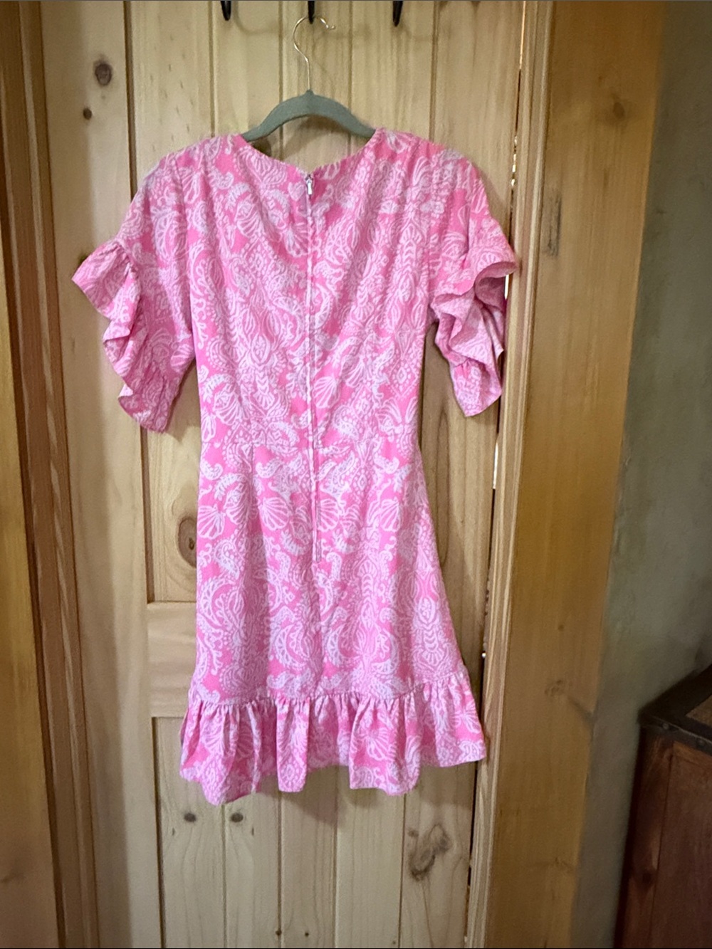 Lilly Pulitzer Darlah Havana Clawdia Ruffle Sleeve Dress 6 - Picture 11 of 13